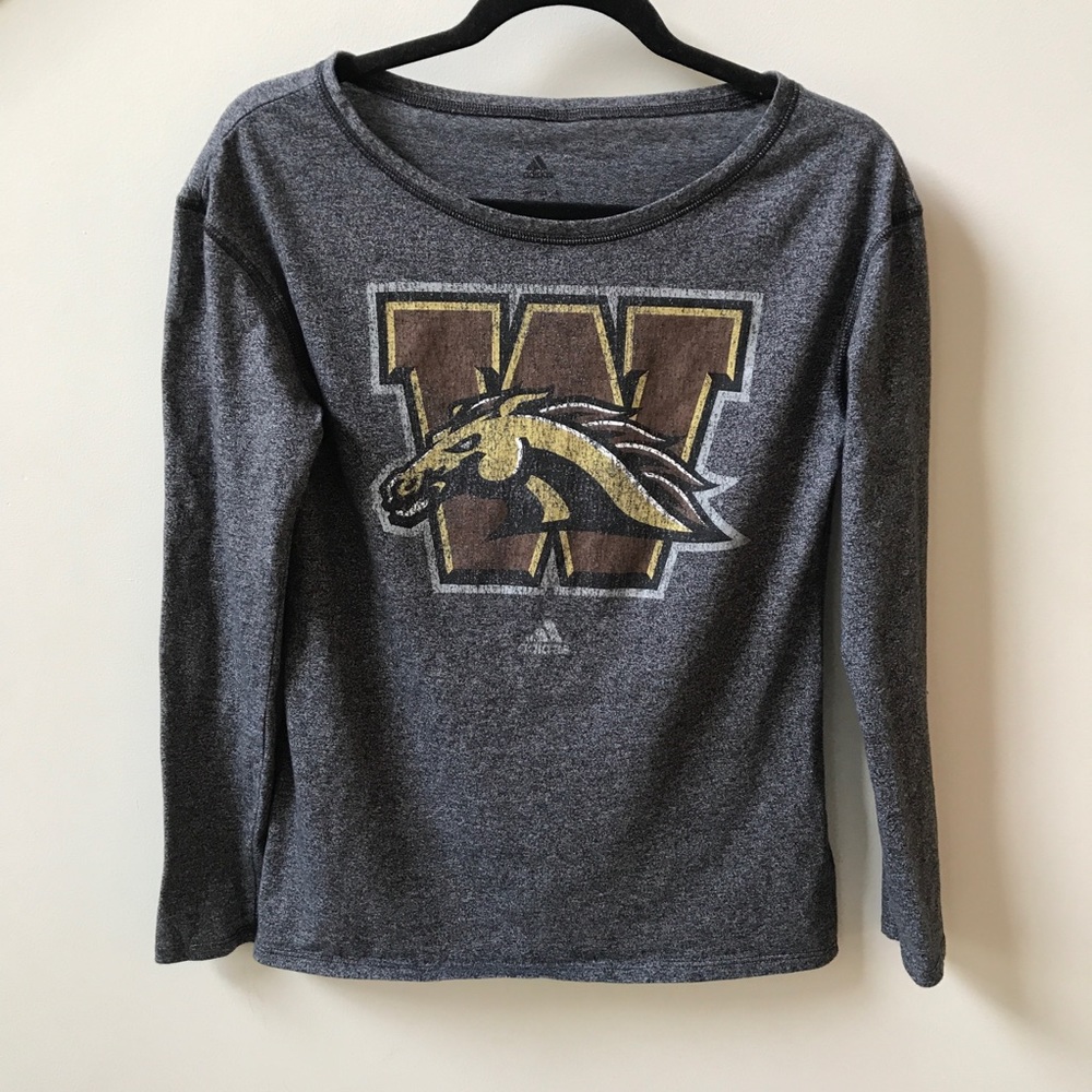 3/$15 Adidas Western Michigan Broncos Long Sleeve Tee